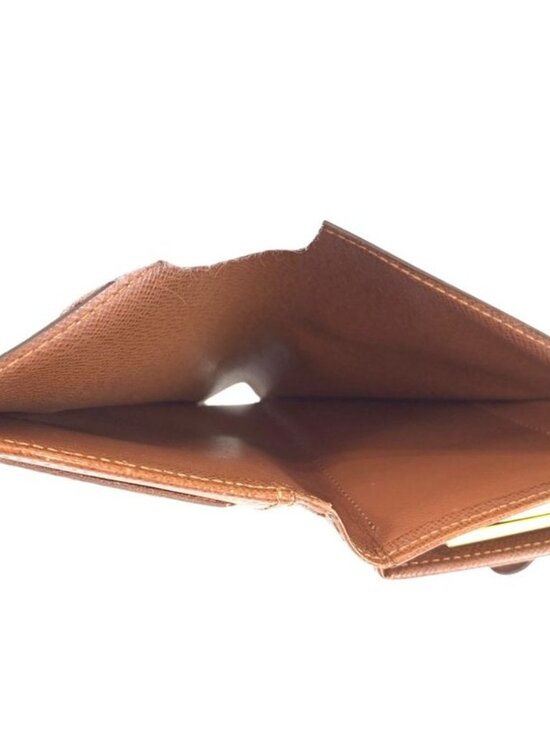 Louis Vuitton Monogram Porte Monnaie Viet Viennois Brown Fold Wallet Compact - Picture 7 of 9